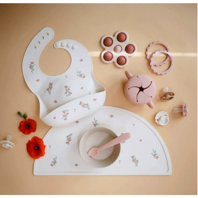 Baby Food Grade - ¡Traje lindo babero de alimentación, babero