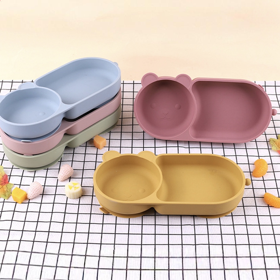 Baby Food Ingredients - Cuenco con ventosa de silicona para