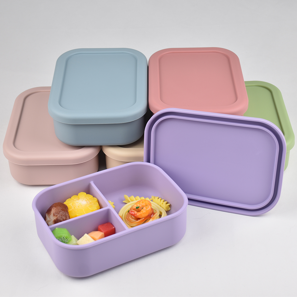 Baby Food Glass Jar - Fiambrera Bento de silicona de grado
