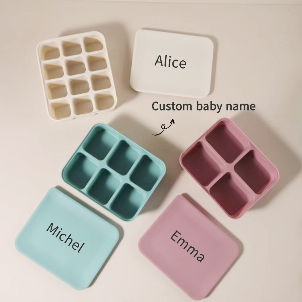 Baby Food Glass Jar - Bandeja personalizada para congelador de alimentos