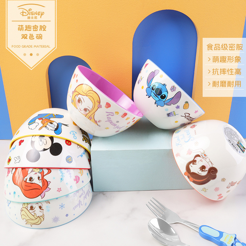 Baby Food Quality - Tazón Infantil de Melamina con Dibujos