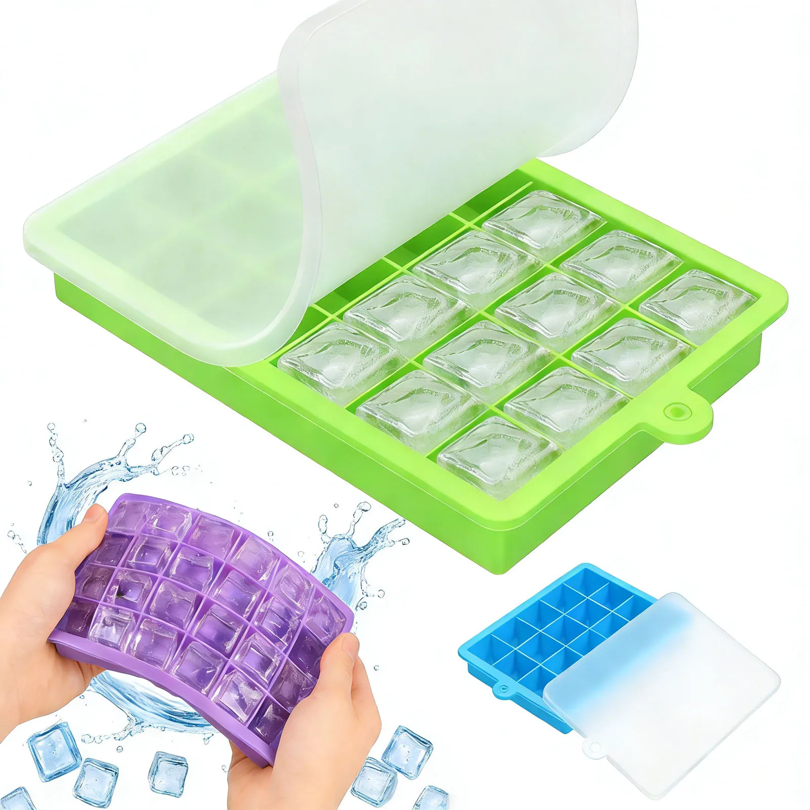 Baby Food Freezer Tray - Molde de silicona para cubitos de