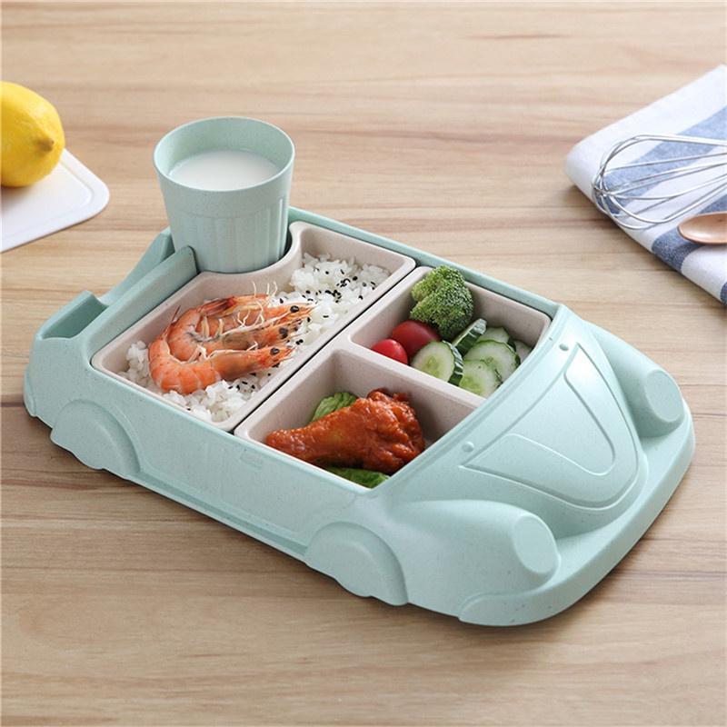Baby Food With Fiber - Plato de Bambú de Grado Alimenticio
