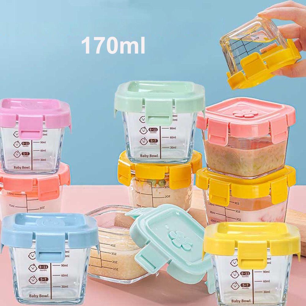 Baby Food Glass Jar - Caja de almacenamiento de alimentos de