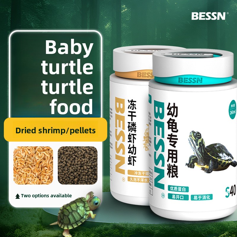 Baby Food Shrimp - BESSN Comida para Tartarugas Todo Estadio