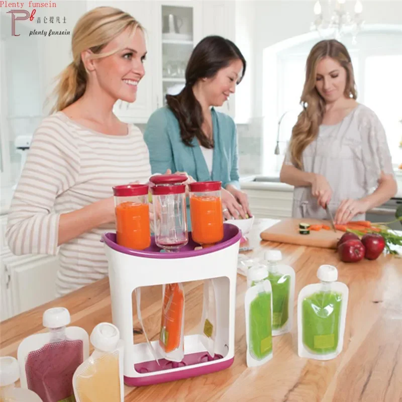 Baby Puree Pouch - Bolsa para Almacenar Puré de Frutas,