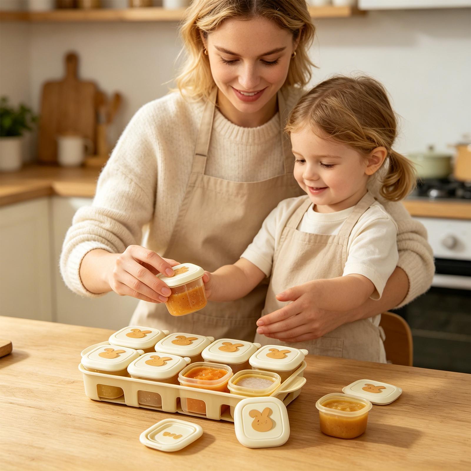 Bandeja para congelar alimento - Baby Food Freezer Tray reseña y precio