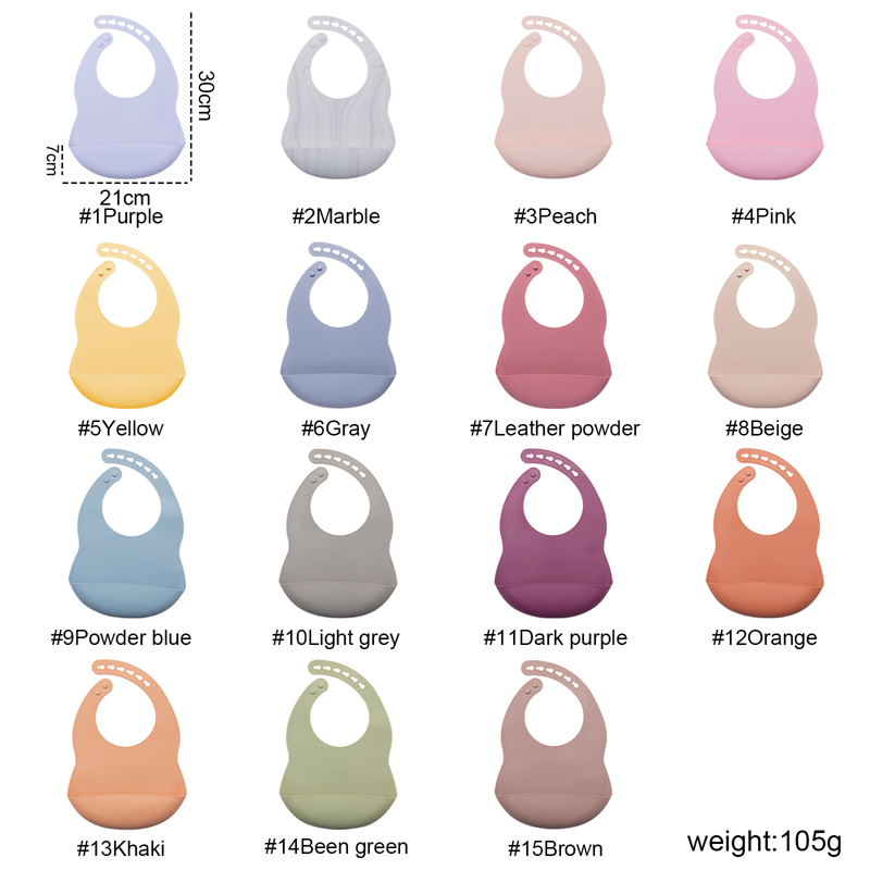 Babero de silicona sin BPA par - Baby Food Grade reseña y precio