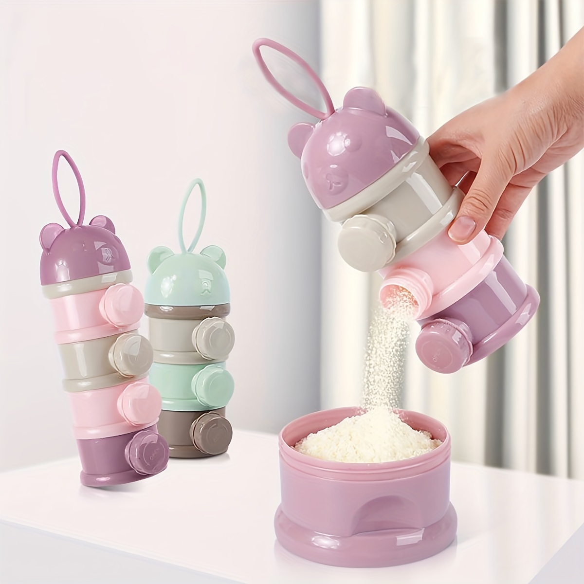 Contenedor de leche en polvo p - Baby Food Glass Jar reseña y precio