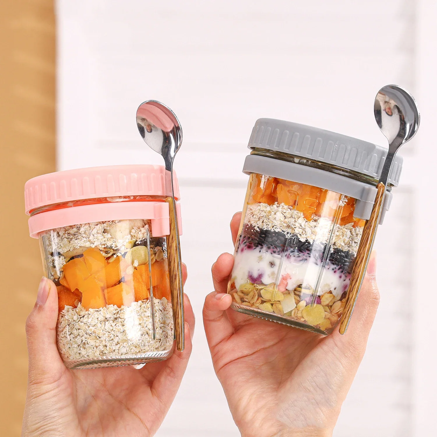 Tazas portátiles para desayuno - Baby Food Glass Jar reseña y precio