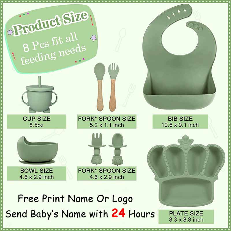 Plato de alimentación con nomb - Baby Food Table reseña y precio