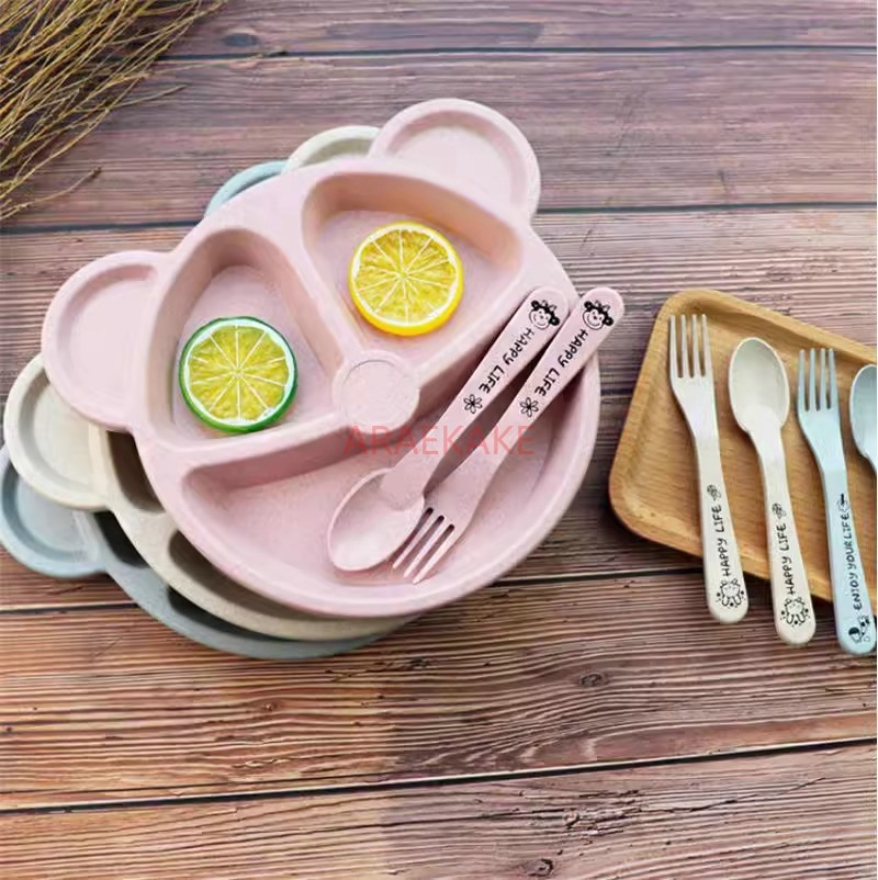 Juego de platos de comedor par - Baby Food Grade reseña y precio