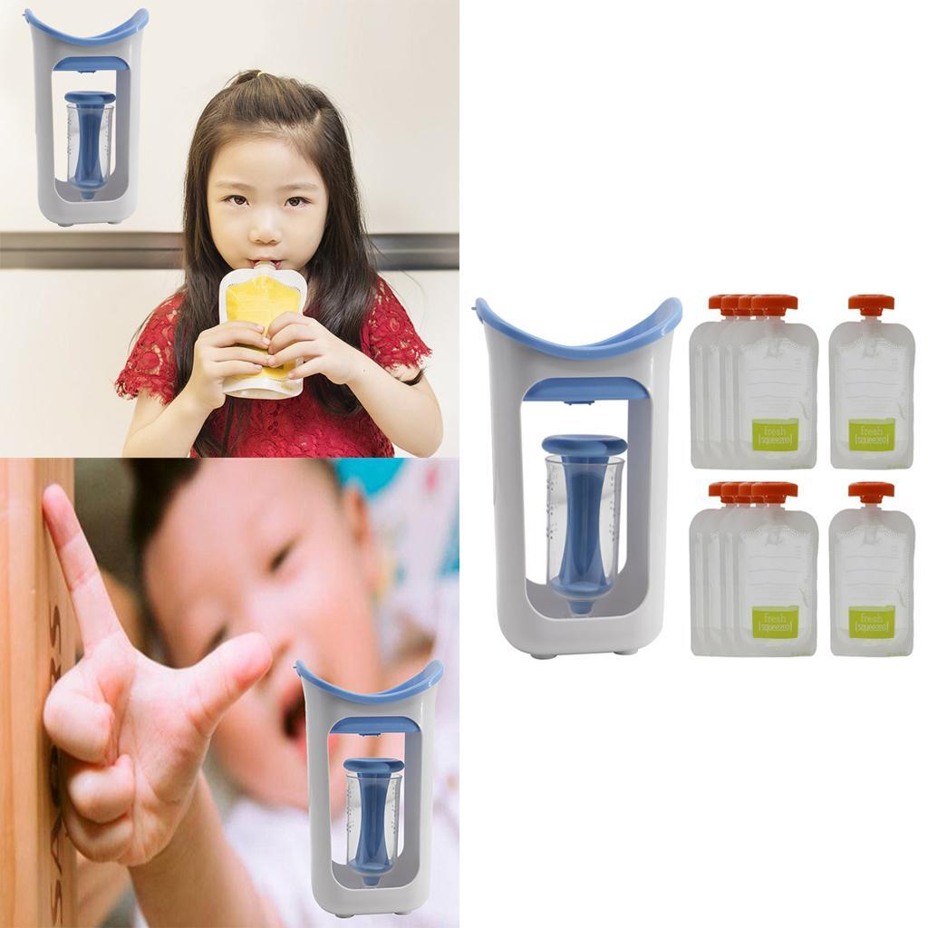 Organizador exprimidor de alim - Baby Puree Pouch reseña y precio