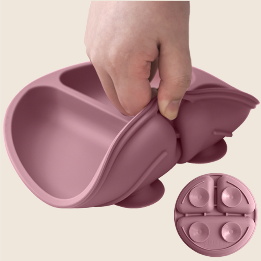 Plato de comedor de silicona c - Baby Food Table reseña y precio