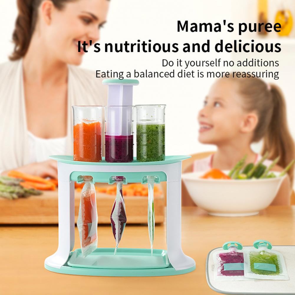 Llenador de Bolsas de Puré de  - Baby Puree Pouch reseña y precio