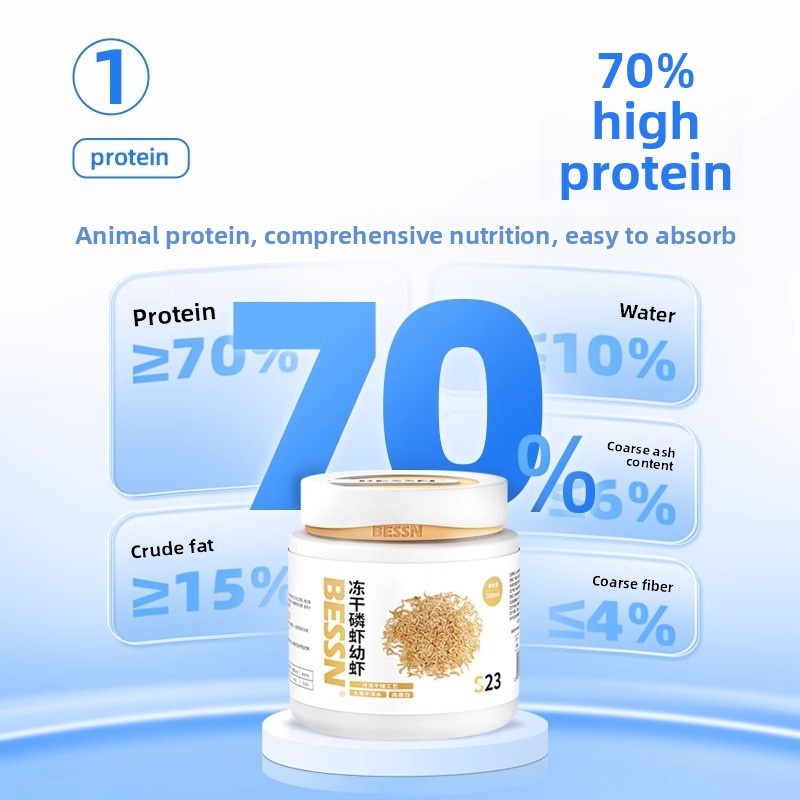 BESSN Krill liofilizado y cama - Baby Food Shrimp reseña y precio