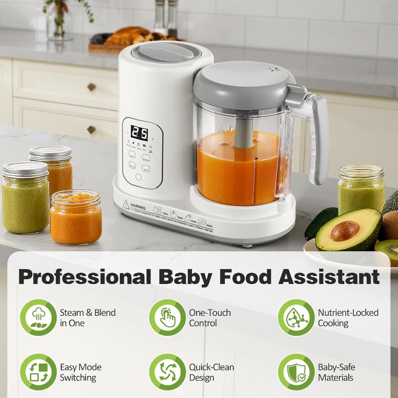 Robot de Cocina para Bebés 4 e - Baby Food Maker reseña y precio