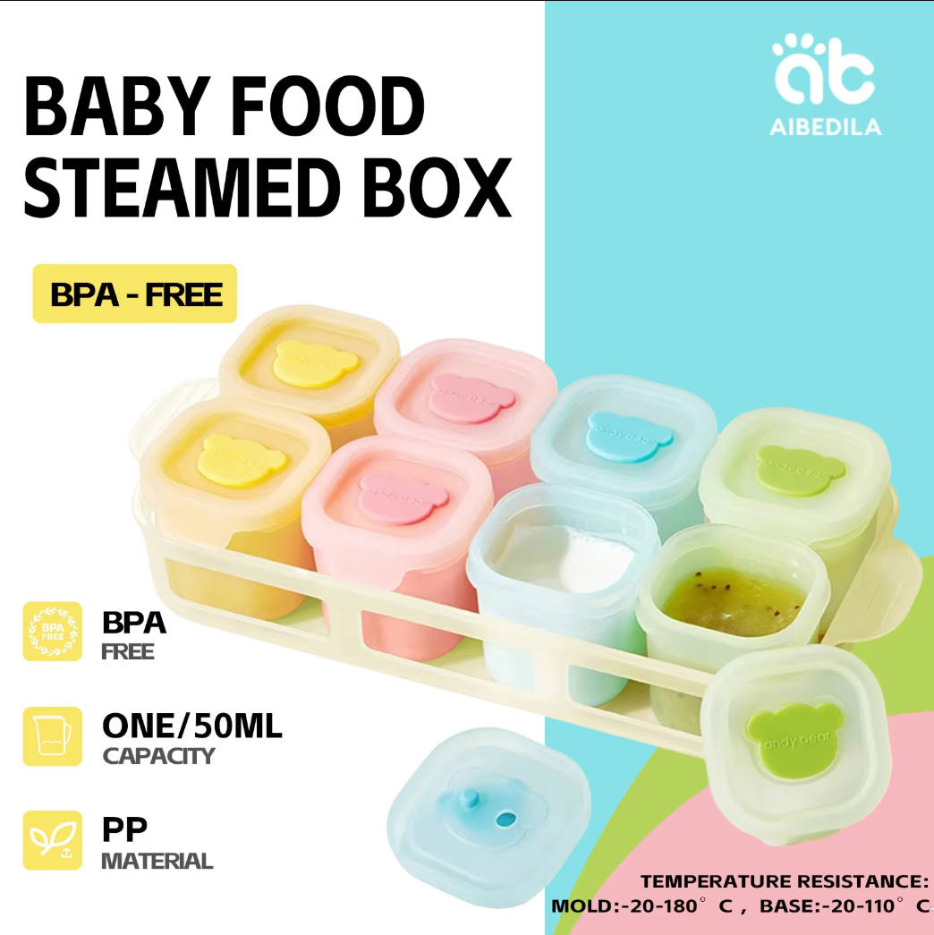 AIBEDILA Bandeja de silicona p - Baby Food Freezer Tray reseña y precio