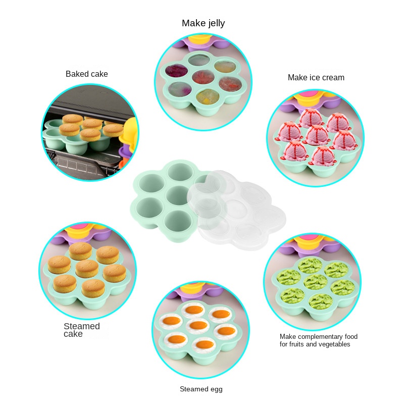 Bandeja de silicona reutilizab - Baby Food Freezer Tray reseña y precio