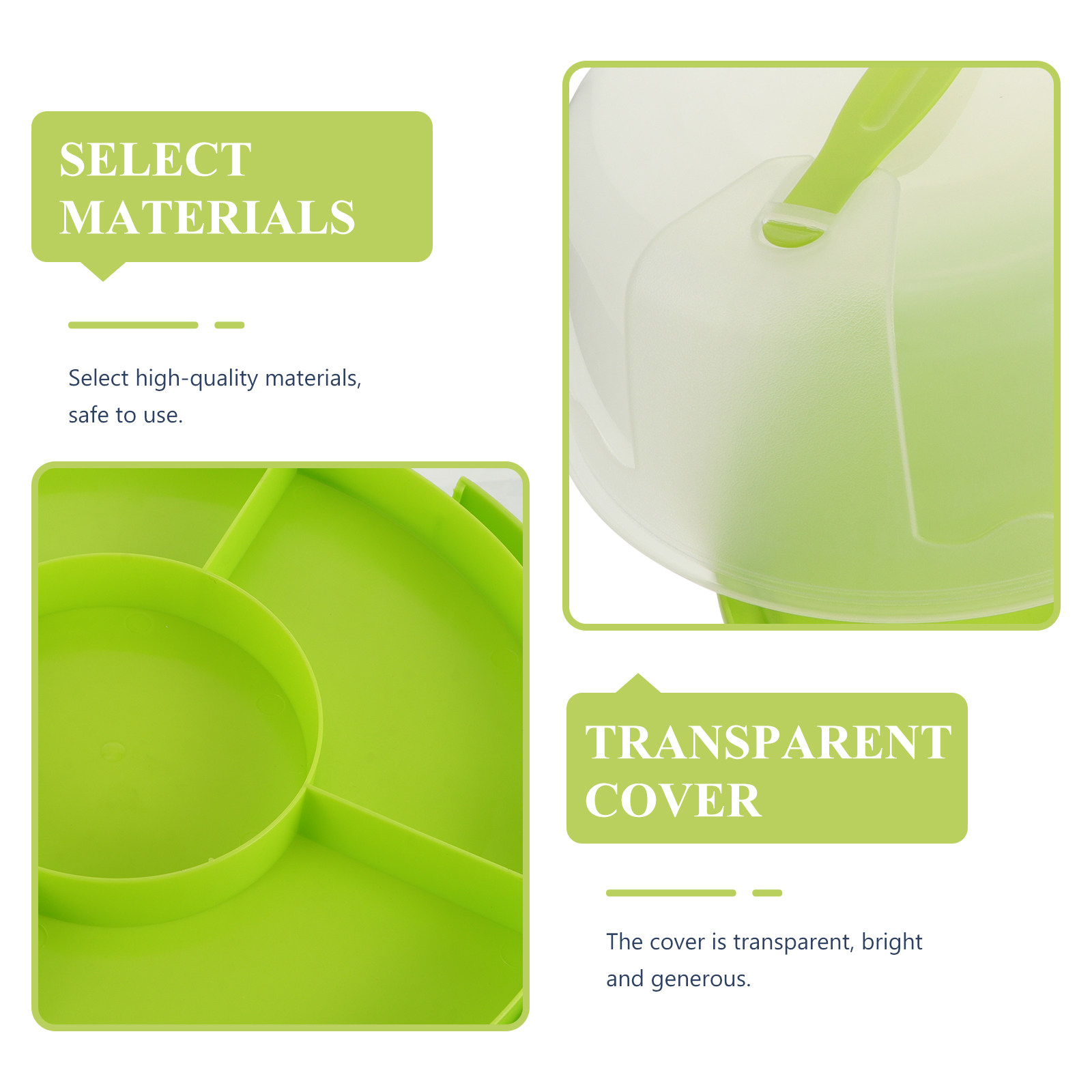 Caja Redonda Transparente de P - Baby Food Grade reseña y precio