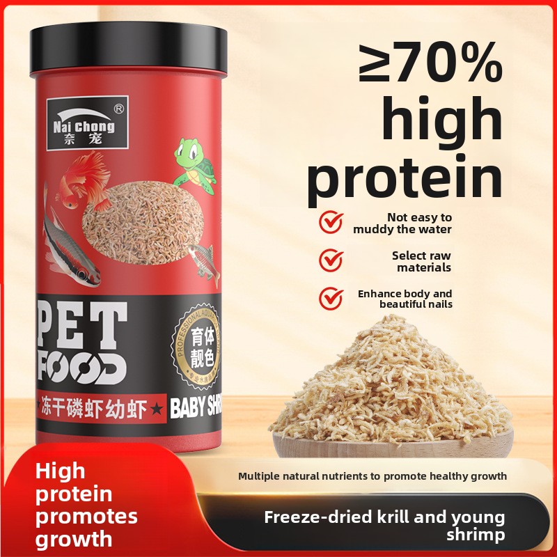 Naichong Krill Antártico Liofi - Baby Food Shrimp reseña y precio