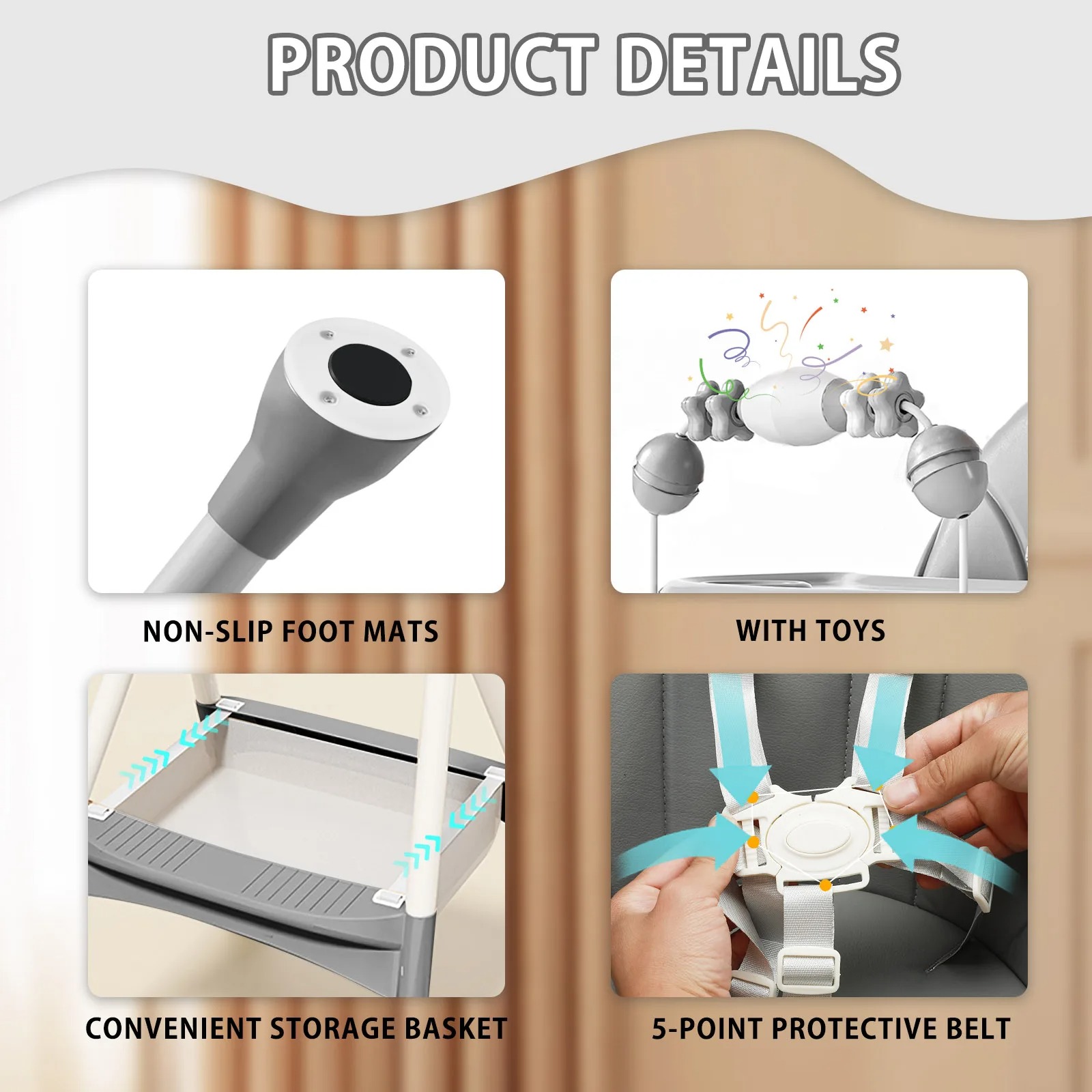 Silla Alta Ajustable para Bebé - Baby Food Freezer Tray reseña y precio