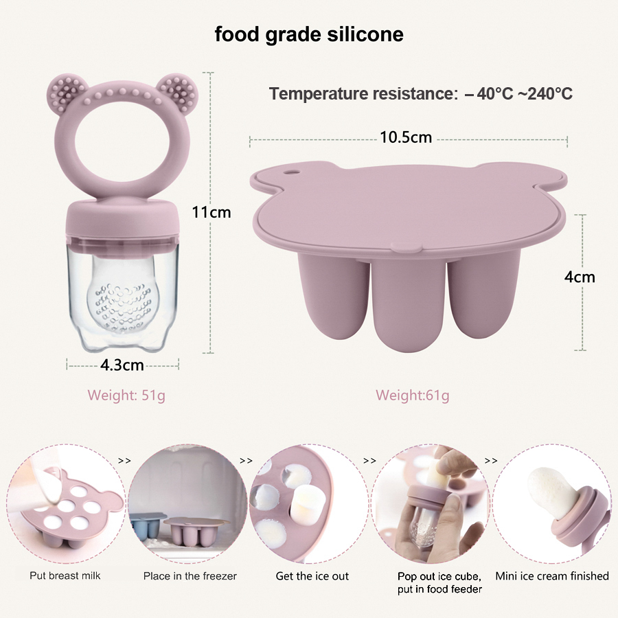 Molde de silicona para helados - Baby Food Options reseña y precio