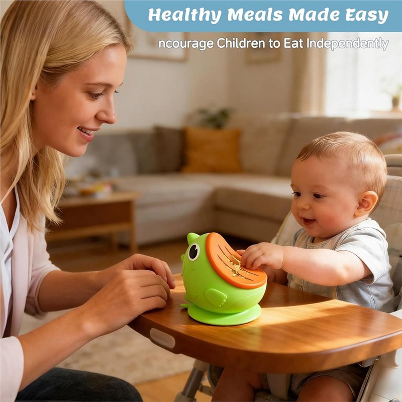 WOTT-Tazón de silicona para be - Baby Food Quality reseña y precio