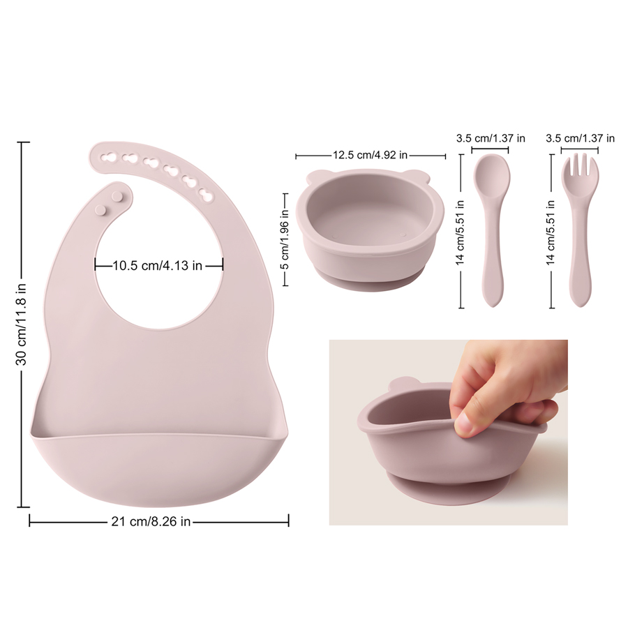 Vajilla de silicona para niños - Baby Food Table reseña y precio