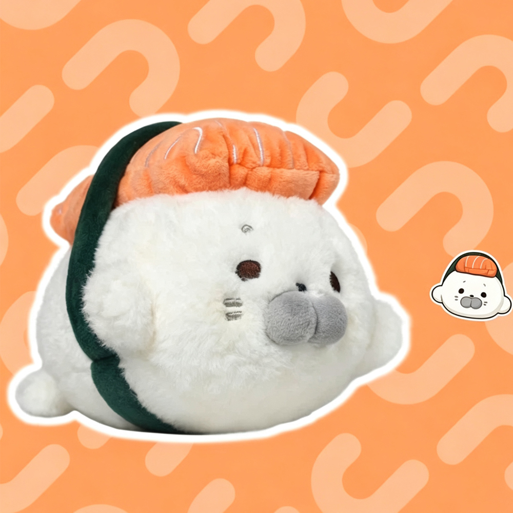 Peluches de focas fritas, seri - Baby Food Shrimp reseña y precio