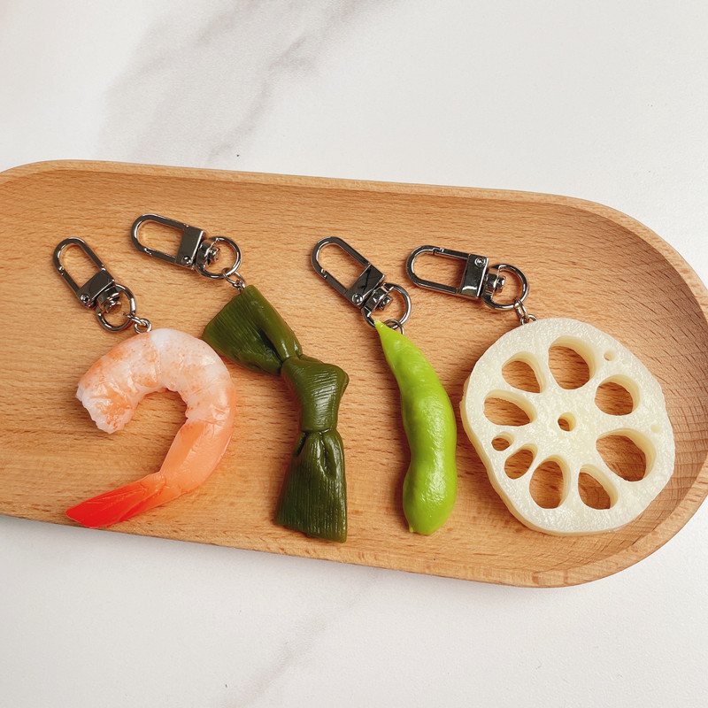 LLavero de comida de simulació - Baby Food Shrimp reseña y precio