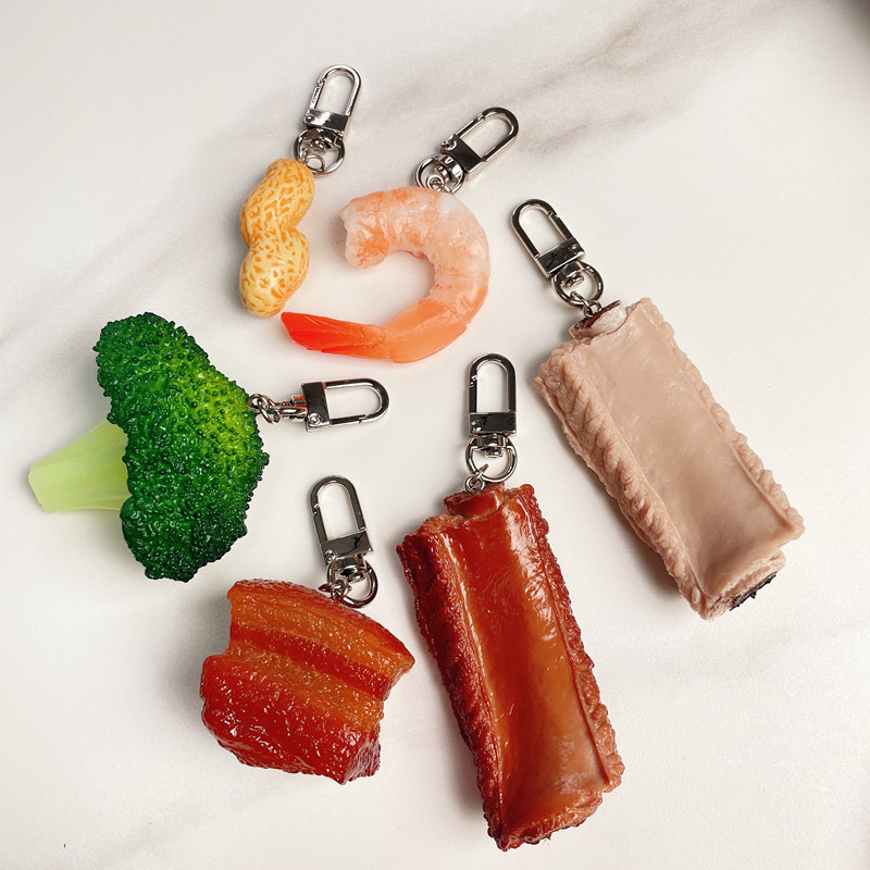 LLavero de comida de simulació - Baby Food Shrimp reseña y precio