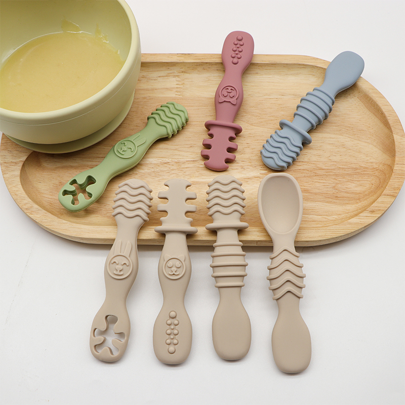 Cuchara de silicona para comid - Baby Food For 6 Months reseña y precio